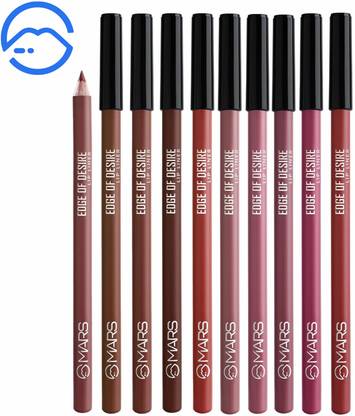 MARS Matte Lip Liner | One Swipe Smooth Application | Long Lasting Lip Pencil 1.4 g