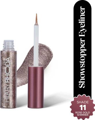 Hilary Rhoda Showstopper Eyeliner | Smudge proof & Metallic Glitter Eyeliner |Water Resistant 5 ml