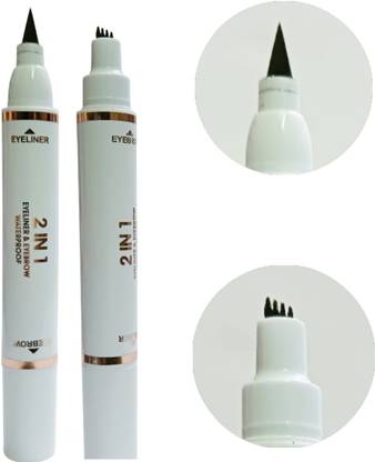 WECHARMERZ Waterproof High Quality Original 2In1 Eyeliner & Eyebrow Pen 3 ml