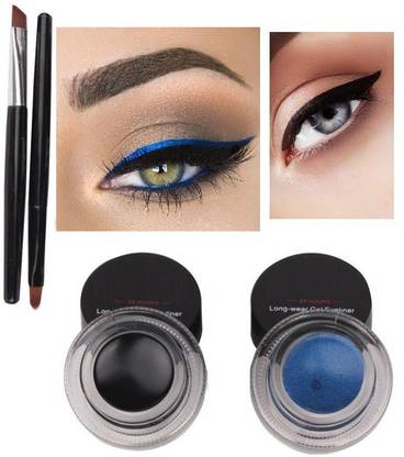 BLUEMERMAID DUAL BLACK & BLUE GEL EYELINER FOR EYE MAKEUP 6 g