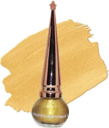 Bigwig Waterproof Glitter sparkling Eyeliner GOLDEN( pack of 1) 7ml 7 ml