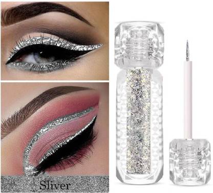 Arcanuy Long Wear Flash Shimmer Silver Eye Liner 3.5 ml