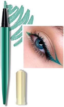 tanvi27 New Diamond Shine Metallic Shimmer Glow Glitter Green Pen Eye Liner 1.5 g