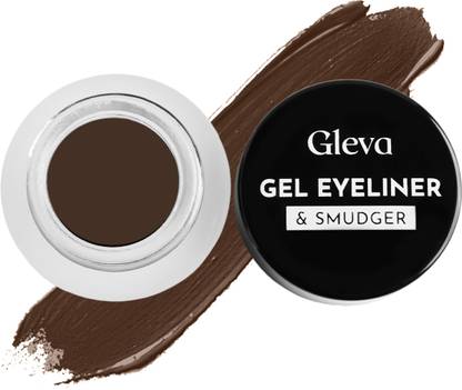Gleva Compact Gel Waterproof Eyeliner Long Lasting Cream High Pigments Smudge-Proof 20 g