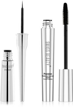 SWISS BEAUTY Power Pack Eye Combo - Eyeliner & Mascara 14 ml