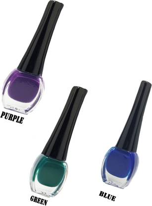 Bigwig Smudge @proof Waterproof Liquid Coloured Eyeliner PURPLE,GREEN,BLUE 9ML 9 ml