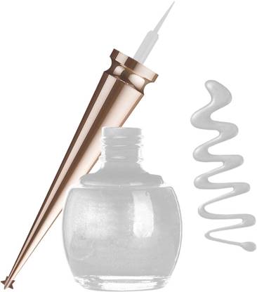 AFARAXIA Metallic Silver Liquid Eyeliner Waterproof & Long Lasting 5 ml