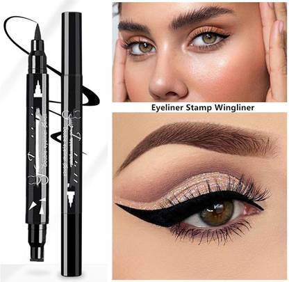 MYYNTI Eyeliner, Soft Tip Liquid Black Flower Eyeliner Pen Fast Drying Long - 1pc 50 ml