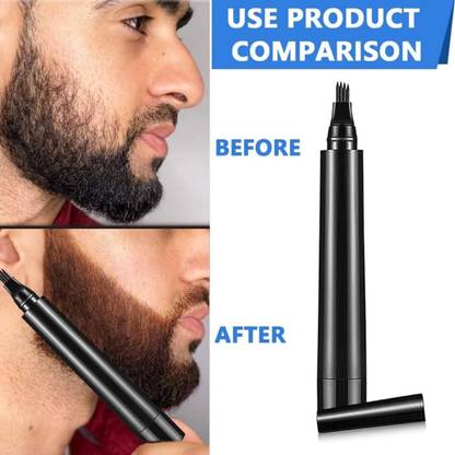 Jiwoo Beard Pen For Patchy Areas, Water Resistance, Long Lasting 7.5 g