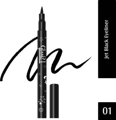 Glam21 Pen Sketch Eyeliner - Intense Matte Black Color Longlasting, Smudge& Waterproof 2 ml