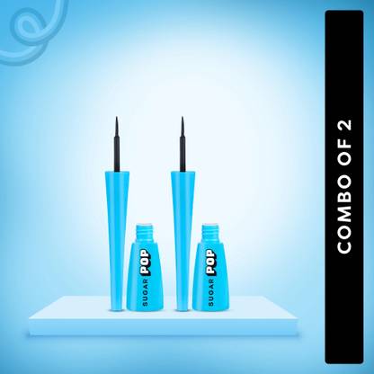 SUGAR POP Matte Eyeliner 01 Black | Highly Pigmented | Intense Matte | Smudge-proof 9 ml