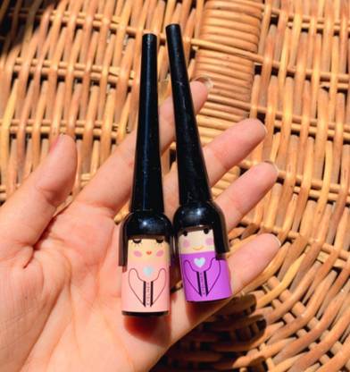 Bajajbeautyshop Kawaii liquid waterproof black eyeliner 10 ml