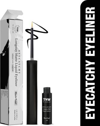 TNW - The Natural Wash Eyecatchy Longstay Matte Liquid Eyeliner, Black | Smudge-Proof 4 ml