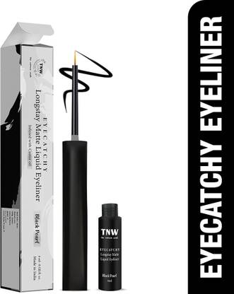 TNW - The Natural Wash Matte Liquid Eyeliner|Black Finish|Highly Pigmented|Intense Matte|Smudge-proof 4 ml