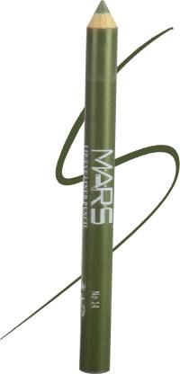 MARS Lip & Eyeliner Pencil Long Lasting Water Proof-(Green 14),0.6 Gm 1 g