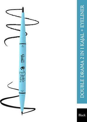 Glam21 Double Drama Eyeliner Kajal Duo Dramatic High Pigment Smudge and Waterproof 0.55 g