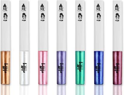 Elitty Happily Ever After Colour Waterproof Eyeliner Combo, Pack of 7, Lasts Upto 12Hrs 28 ml