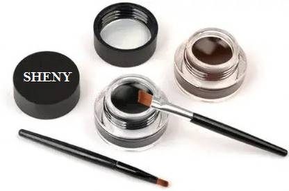 SHENYCOLORS 24 HRS LONG LASTING AND SMUDGE PROOF GEL EYELINER ( PACK OF 1 ) 8 ml