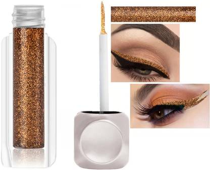 luzimaisa Shine Liquid Eyeliner, Shimmery Bronze Eyeliner 3.5 g