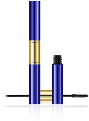 nn 2 in 1 eyeliner matte mascara with eyeliner pack of 1 8 ml
