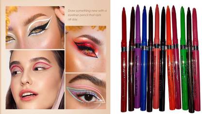 BLUEMERMAID MATTE FINISH MULTI COLOR EYELINER FOR COLORFUL EYE MAKEUP 18 g