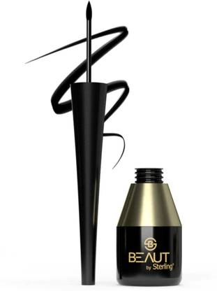 Beaut by Sterling Velvet Series Eyeliner Glossy Sharp Look, Waterproof Eye Liner 7Ml. 7 ml