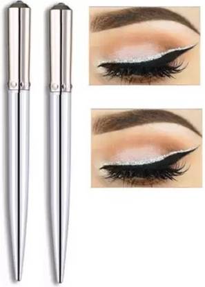 GFSU - GO FOR SOMETHING UNIQUE Diamond silver Eyeliner ,Long Lasting , Quick Dry ,Waterproof , Glitter Finish 3 g