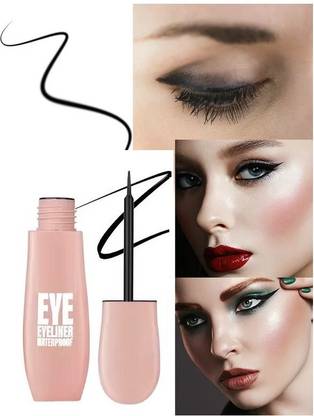Wonholli Smudge Proof, Transfer Proof Eye Liner for Eye Makeup 10 ml