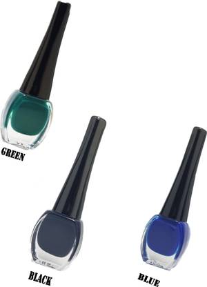 Bigwig Smudge @proof Liquid Coloured Eyeliner Blue, Green, Black 9ML 9 ml