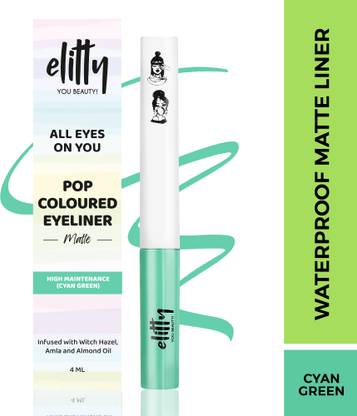Elitty High Maintenance | Waterproof Liquid Eyeliner | Matte Finish | Lasts Upto 12 Hrs 4 ml