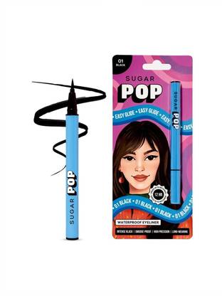 SUGAR POP Waterproof Eyeliner| Sweat-proof | Water-proof | Stays up to 12Hrs 1.5 ml