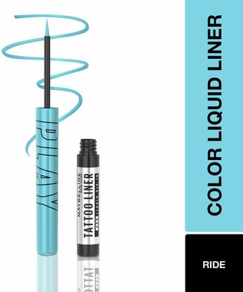 MAYBELLINE NEW YORK Tattoo Play Light Blue Liquid Eyeliner - Ride, 2.1ml 2.1 ml