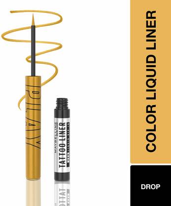 MAYBELLINE NEW YORK Tattoo Play Gold Liquid Eyeliner - Drop, 2.1ml 2.1 ml