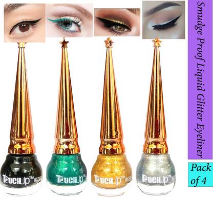 touchup Smudge Proof Liquid Gel Eyeliner set of 4, 20 ml