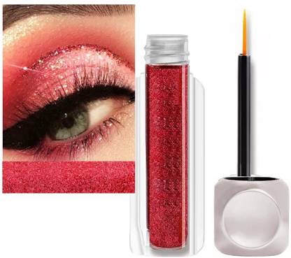luzimaisa Korean Red Color Liquid Glitter Eyeliner 3.5 g