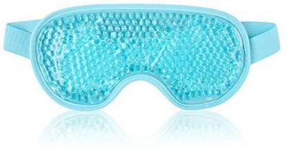 NEWGO Light Blue: Eye Mask Sleeping Reusable Gel Beads Eye Mask For Hot Cold Therapy