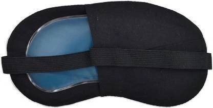 Seraphic Cooling Ice Gel Sleeping eye Mask for Insomnia, Puffy Eyes and Dark Circles EYE MASK BLACK