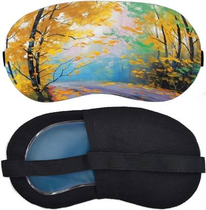 Grubster Ultra-Soft Ice Pack Eye Mask for Dark Circles and Comfort