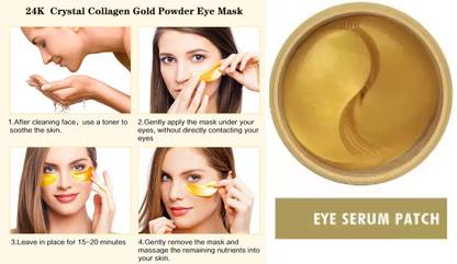 KAIASHA BEST 24K GOLD Under Eye Mask Serum Eye Patches (60 pieces)
