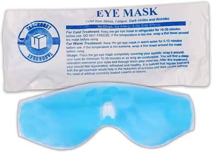 TASHKURST Eye mask for dark circles - Eye mask for sleeping with cooling gel - Warm & Cold compress for Eye cooling mask - Eye Ice Pack Eye gel mask cool- Eye mask with cooling gel dark circle