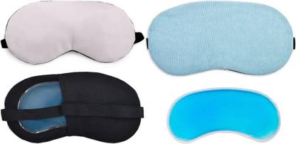 NEEVA ENTREPRISE Eye Mask For Dry Eye,Puffy Eye, Dry Eye And Eye Fatigue (White & Blue)