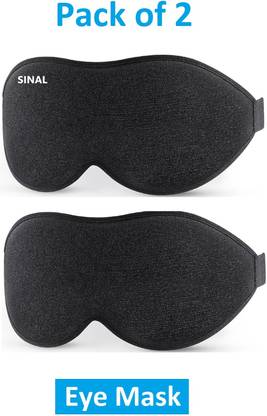 SINAL Pack of 2 foam Sleeping Eye Mask (EM6.2)