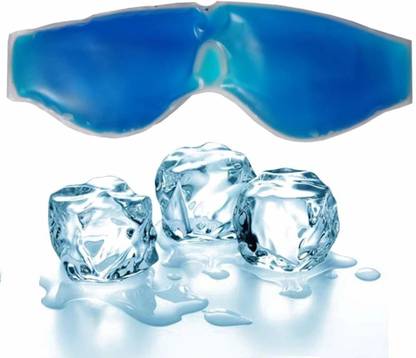 Kesariyaji Aqua Cooling Gel Relaxing Eye Mask for Dark Circles, Dry Eyes, Cooling Eyes, Pain Relief, Redness, Eye Patches, Sleeping Cool Pad Suitable for All Family Members – Blue