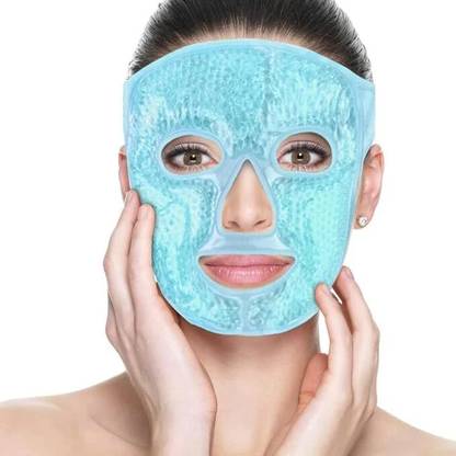 MSVTRADESS Face Ice Pack, Reusable Hot & Cold Ice Face Mask, Gel Ice Mask