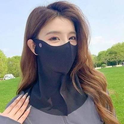 BBBIKINI Ice Silk Face Mask Breathable UV Protection Sunscreen