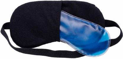 CRIYALE Eye Mask For Sleeping Men Women With Cooling Gel For Night Deep Sleep, Dark Circles, Puffy Eye's , Dry Eyes And Eye Fatigue (black)(pack of 1)