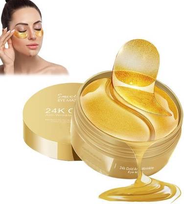 ApqA 24K Gold Collagen Eye Mask for Dark Circles, Puffiness & Fine Lines