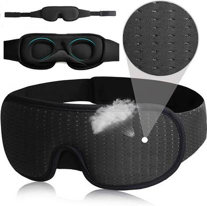 LQZ Eye Mask for Sleeping Travel Eye Mask for Sleeping 3D Light Blocking Flight