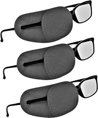 Augen Eyepatch for Kids Amblyopia Eye Patches Lazy Eye Patch (3pk Black)