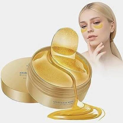 Budieggs Under Eye Patches for Dark Circles and Puffy Eyes,(60Pcs 24K Gold) (60 ml)